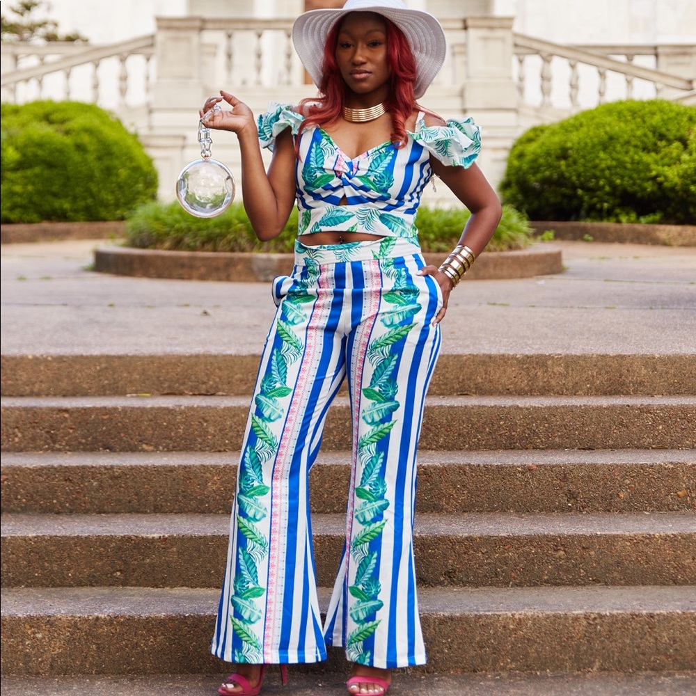 Two Piece island Pants Set